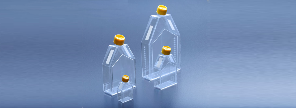 Peel-off bottle for cellular farming 115 cm2 and angular opening