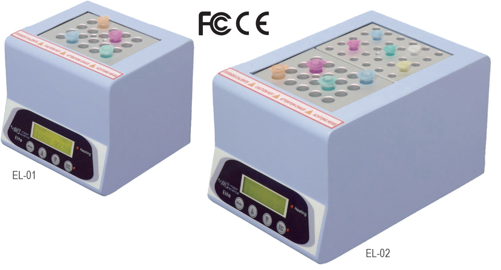 Touchscreen Dry Bath Incubator for Two Blocks