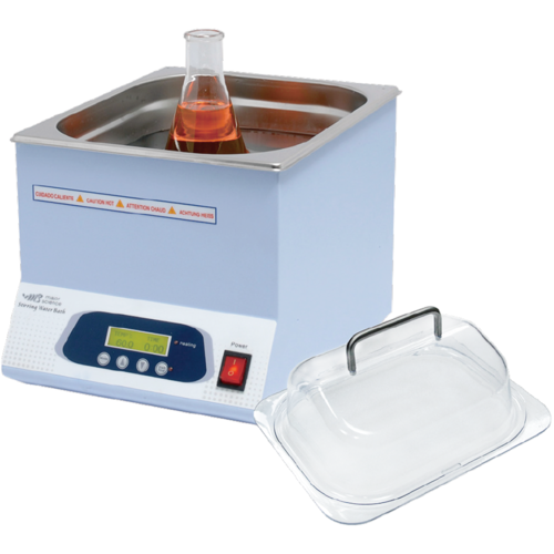 Stirring Water Bath (20L) with 3 built-in stirring mechanisms, lid included